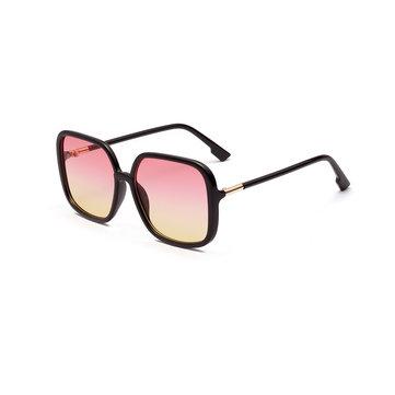 Lunettes de soleil ocre couleur Ocean Square Lunettes de soleil rétro semi-métalliques