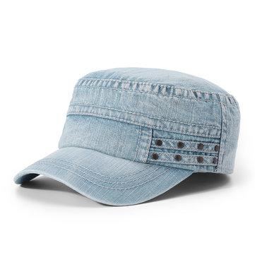 Bonnet plat à visière en coton Vogue