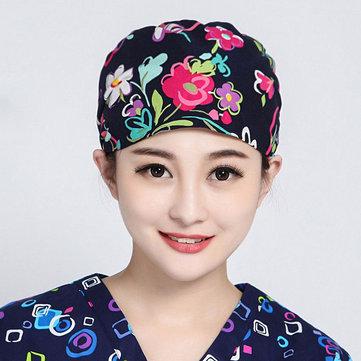 Bonnet en coton imprimé