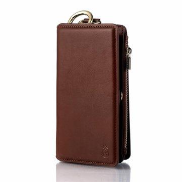 Étui de téléphone portable portefeuille couleur PU + cuir