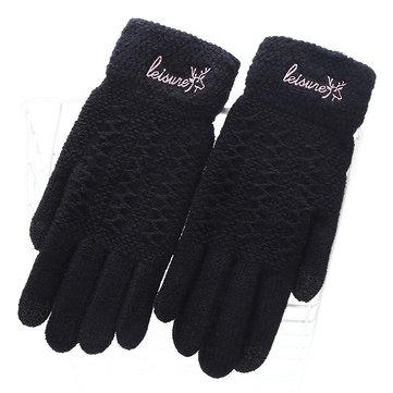 Gants de Noël en tricot Gants d'extérieur à écran tactile