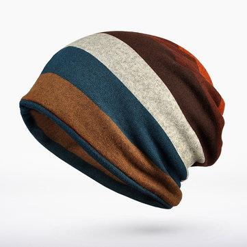 Bonnetde Plein Air Casual en Maille Chaude Coupe-vent à Double Usage