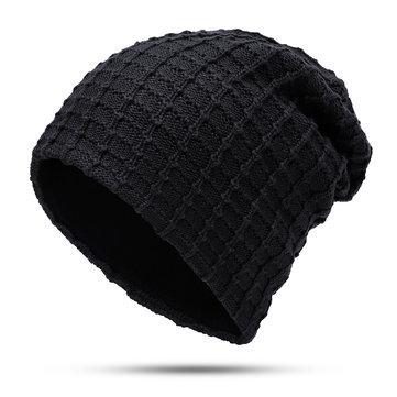 Bonnet Épais Uni à Rayures