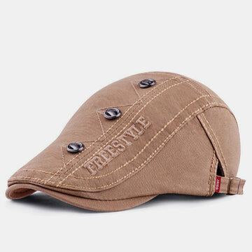 Vintage Casual Literary Beanies Breathable Flat Caps