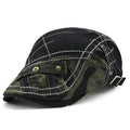 Casquette de béret chaude au point de camouflage en coton lavé respirant