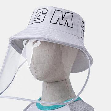Chapeau de soleil amovible pour écran facial pour enfants