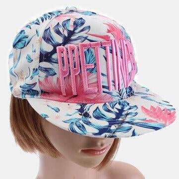 Casquette de baseball floral Visière Snapback Chapeaux Hip Hop réglables