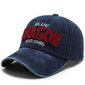 Men's Custom Washed Denim Baseball Cap Parasol Hat Outdoor