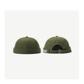 Brimless Letter Embroidery Skulll Caps
