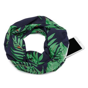 Écharpe à poche imprimée