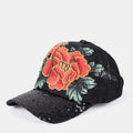 Chapeau brodé de style ethnique chapeau de baseball féminin