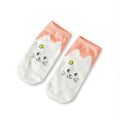 Chaussettes de bande dessinée de coton de coton chaussettes invisibles d'antenne de Catwoman de barre de sucrerie