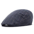 Casquette Beret à rayures en coton