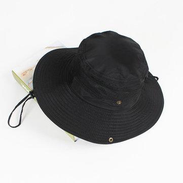 Chapeau de pêcheur respirant de Mesh de large bord anti-UV de Mesh