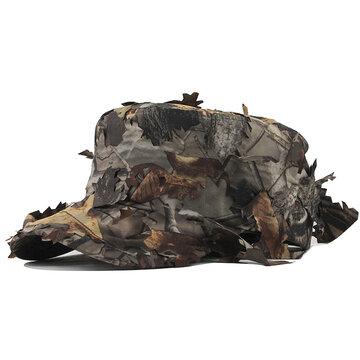 Chapeau d'ombre extérieur de casquette militaire de casquette plate de camouflage de feuille