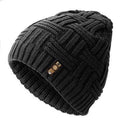 Bonnet rayé tricoté en coton
