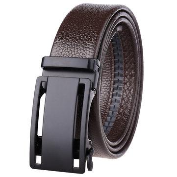 Ceinture en cuir à boucle automatique de haute qualité avec bordure en cuir