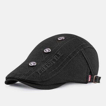 Vintage Casual Literary Beanies Breathable Flat Caps