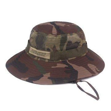 Chapeaux de seau en coton camouflage d'été