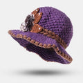 Women's Printed Knitted Bucket Hat