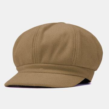 Bérets de laine Chapeaux chauds de chauffeur de taxi Casquettes Gavroche Gavroche
