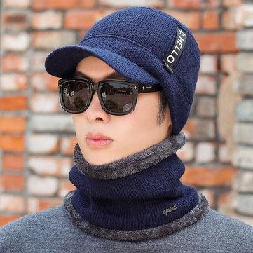 Chapeau de laine de chapeau de coton de chapeau de laine chaud avec bonnet en tricot