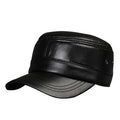 Mens en peau de mouton avec trous de ventilation chapeau plat supérieur en plein air exercice militaire chaud casquette de baseball