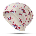 Bonnet respirant en coton imprimé