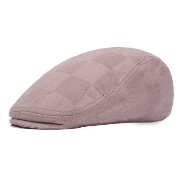 Béret en couleur pure chapeau de newsboy