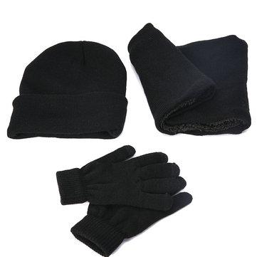 Chapeau chaud écharpe gants costume
