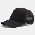 Chapeau réglable de casquette de baseball en maille de couleur unie respirant