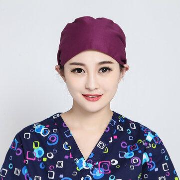 Chapeau d'esthéticienne de couleur unie