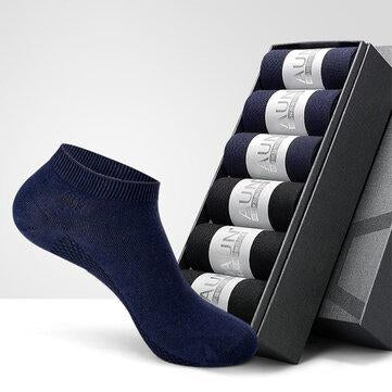 Chaussettes respirantes minces Chaussettes en coton de couleur unie