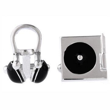 Boutons de manchette CD Headse exquis