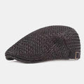 Mode tissé de style britannique sortir chapeau à pointes artiste béret chapeau casquettes plates