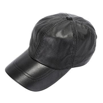 Casquette de baseball chaude en cuir