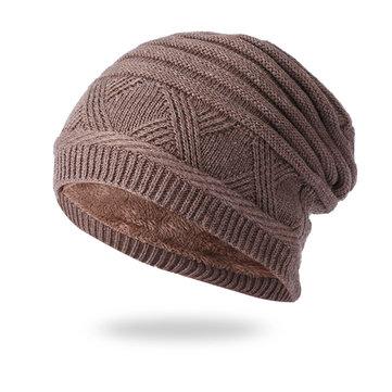 Bonnet tricoté chaud bonnet