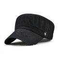 Casquette plate de couleur unie