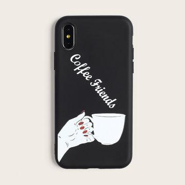 Tasse à café main gauche et droite