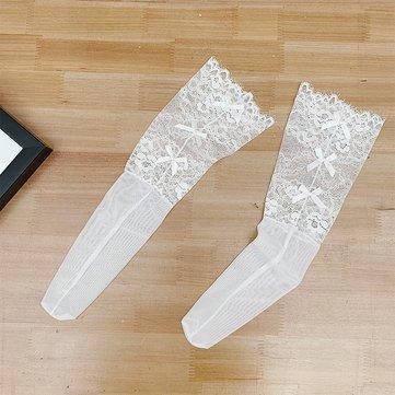 Chaussettes de tube d'été en dentelle fine