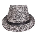 Chapeau décoratif Jazz avec ceinture tissée solide