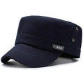 Casquette plate sauvage en coton uni Vogue