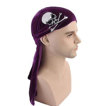 Chapeau de pirate en velours chaud