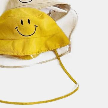 Écran facial amovible pour chapeau de pêcheur pour enfants