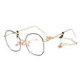 Lunettes unisexes à verres transparents
