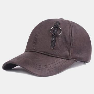 Chapeaux chauds coupe-vent en similicuir vintage