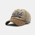 Fashionable Baseball Cap Retro Sun Hat Cotton Embroidery Hats
