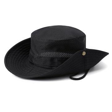 Chapeau de seau de visière pliable été unisexe