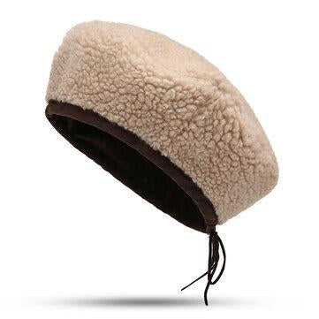 Chapeau béret de laine chaud d'hiver