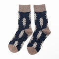 Laine épaisse chaussettes noël femelle petit arbre